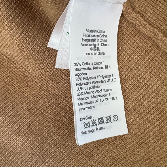 NWT J Crew sweater blazer Camel - Picture 4 of 4